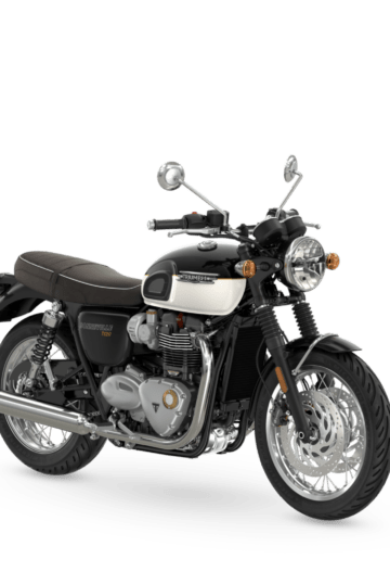 Bonneville T120_MY24_Jet Black-Fusion White_AngleRHS